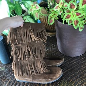 Fringe Boots!!